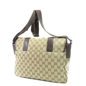 Gucci canvas bag messenger Crossbody Brown GG monogram